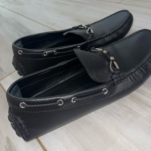 Louis Vuitton Men’s Leather Loafers Size 9 - Picture 2 of 6